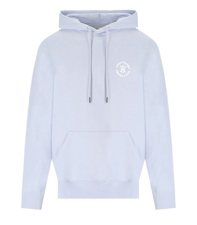 Shop Daily Paper Circle Halogen Blue Hoodie