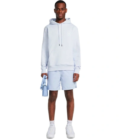 Shop Daily Paper Circle Halogen Blue Hoodie