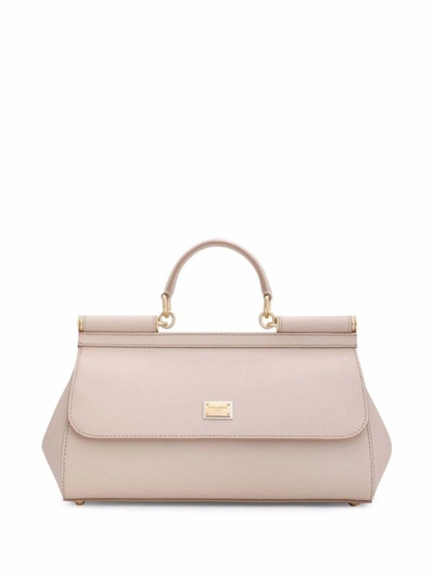 Shop Dolce & Gabbana Sicily Medium Handbag In Pink