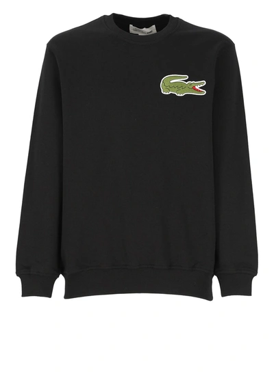 Shop Comme Des Garçons Comme Des Garcons X Lacoste Sweatshirt In Black