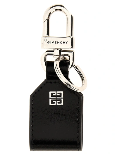 Shop Givenchy 4g Keyring In Black