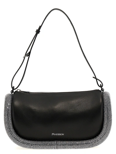 Shop Jw Anderson J.w. Anderson Crystal Bumper 15 Shoulder Bag In Black