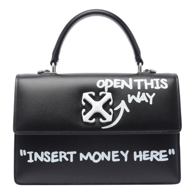 Shop Off-white Jitney 1.4 Hand Bag In Black