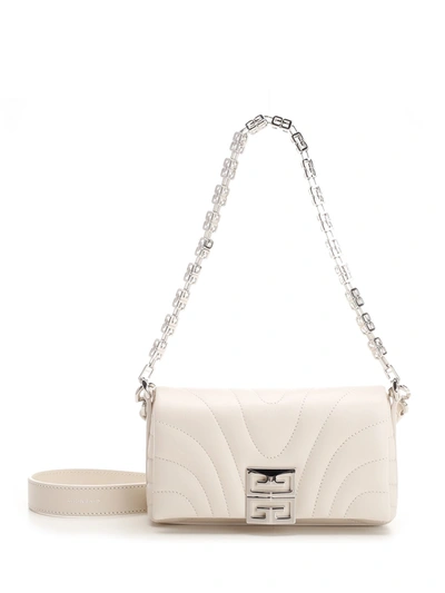 Shop Givenchy 4g Soft Small Shoulder Bag In White
