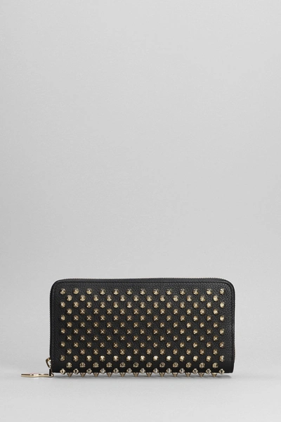 Shop Christian Louboutin Panettone Wallet In Black Leather