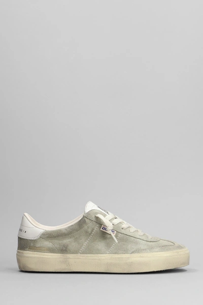 Shop Golden Goose Soul Star Sneakers In Taupe Suede