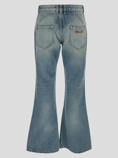 Shop Balmain Jeans In Bleujean