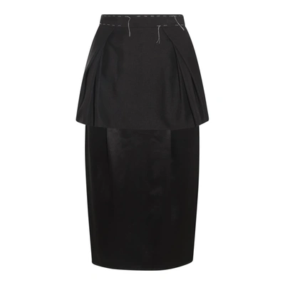 Shop Maison Margiela Skirts Black