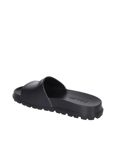 Shop Prada Sandals In Black