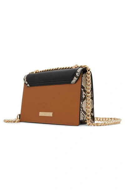 Shop Aldo Byworthh Convertible Faux Leather Crossbody Bag In Brown Multi