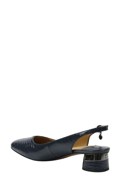 J. Reneé Taveta Slingback Pump In Navy