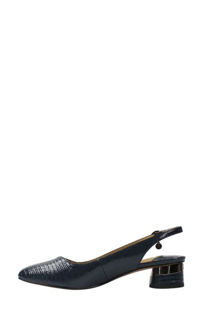 J. Reneé Taveta Slingback Pump In Navy