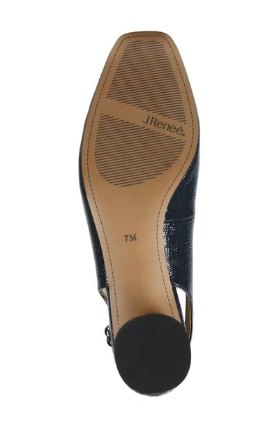 J. Reneé Taveta Slingback Pump In Navy
