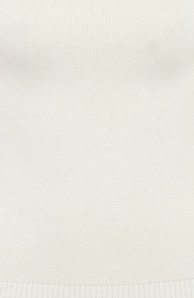 House Of Cb Adelita Split Cowl Neck Sweater In Cream