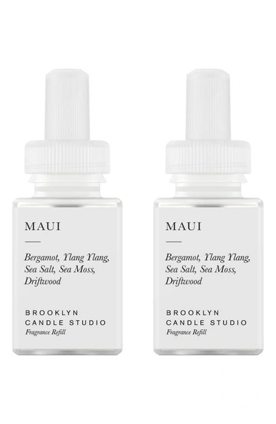 Shop Pura X Brooklyn Candle 2-pack Diffuser Fragrance Refills In Maui