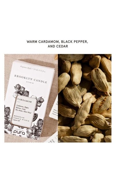 Pura X Brooklyn Candle 2-pack Diffuser Fragrance Refills In Cardamom