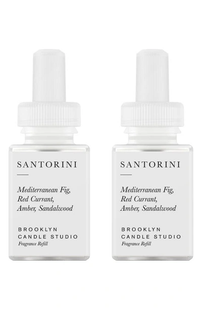 Shop Pura X Brooklyn Candle 2-pack Diffuser Fragrance Refills In Santorini