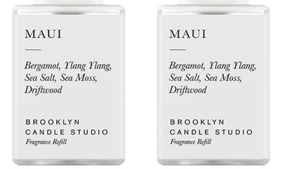 Pura X Brooklyn Candle 2-pack Diffuser Fragrance Refills In Maui