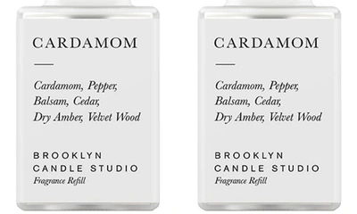 Pura X Brooklyn Candle 2-pack Diffuser Fragrance Refills In Cardamom