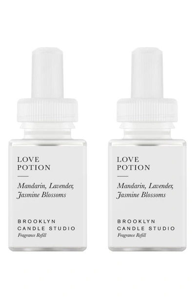 Shop Pura X Brooklyn Candle 2-pack Diffuser Fragrance Refills In Love Potion