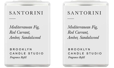 Pura X Brooklyn Candle 2-pack Diffuser Fragrance Refills In Santorini