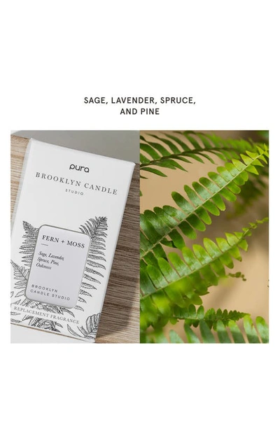 Pura X Brooklyn Candle 2-pack Diffuser Fragrance Refills In Fern And Moss