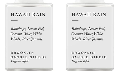 Shop Pura X Brooklyn Candle 2-pack Diffuser Fragrance Refills In Hawaii Rain