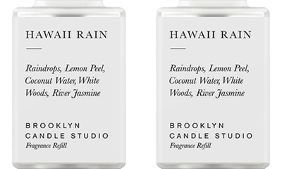 Pura X Brooklyn Candle 2-pack Diffuser Fragrance Refills In Hawaii Rain