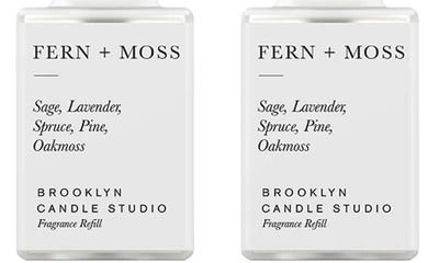 Pura X Brooklyn Candle 2-pack Diffuser Fragrance Refills In Fern And Moss