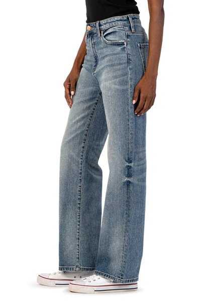 Shop Kut From The Kloth Sienna High Waist Wide Leg Jeans In Piloted