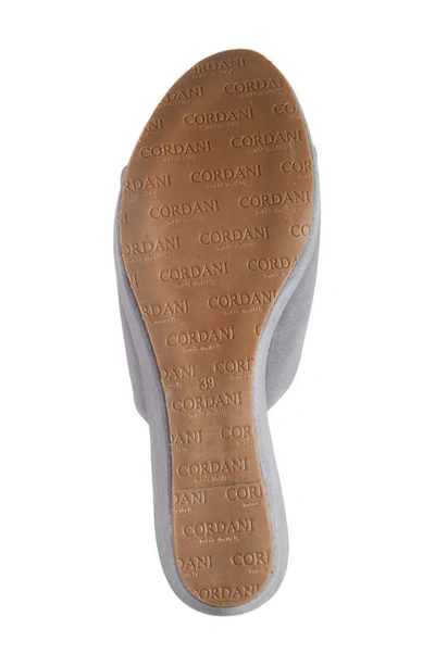 Shop Cordani Riley Platform Wedge Slide Sandal In Crosta Avio