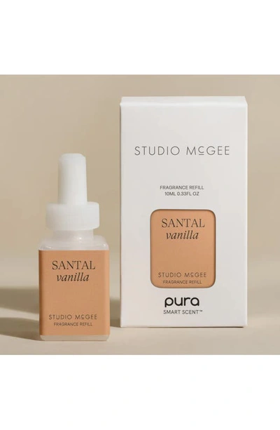 Shop Pura X Studio Mcgee White Bergamot 2-pack Diffuser Fragrance Refills In Santal Vanilla