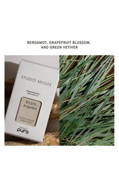 Shop Pura X Studio Mcgee White Bergamot 2-pack Diffuser Fragrance Refills In Sea Salt Driftwood
