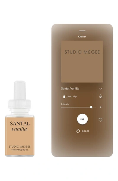 Shop Pura X Studio Mcgee White Bergamot 2-pack Diffuser Fragrance Refills In Santal Vanilla