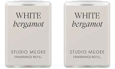 Shop Pura X Studio Mcgee White Bergamot 2-pack Diffuser Fragrance Refills In Sea Salt Driftwood