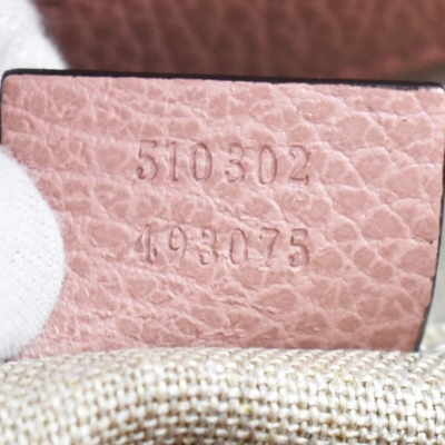 Shop Gucci Interlocking G Pink Leather Shoulder Bag ()