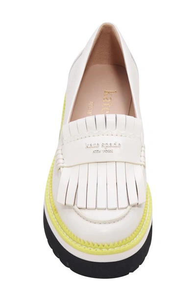 Shop Kate Spade Caddy Loafer In Cream