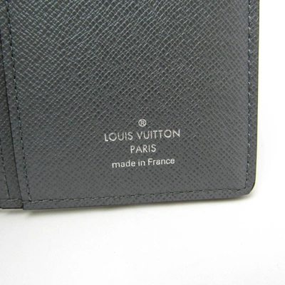 Pre-owned Louis Vuitton Brazza White Leather Wallet  ()