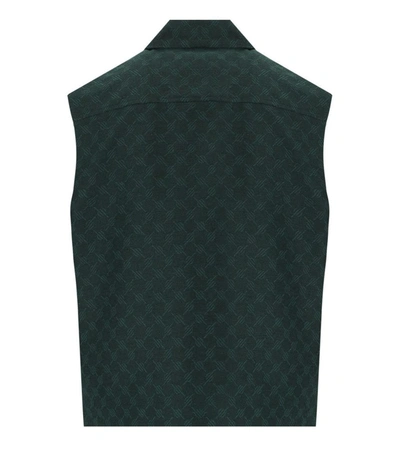 Shop Daily Paper Benji Monogram Pine Green Vest
