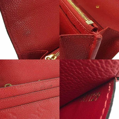 Pre-owned Louis Vuitton Metis Red Canvas Wallet  ()
