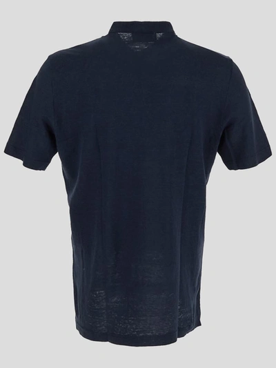 Shop Lardini T-shirts And Polos In Blue