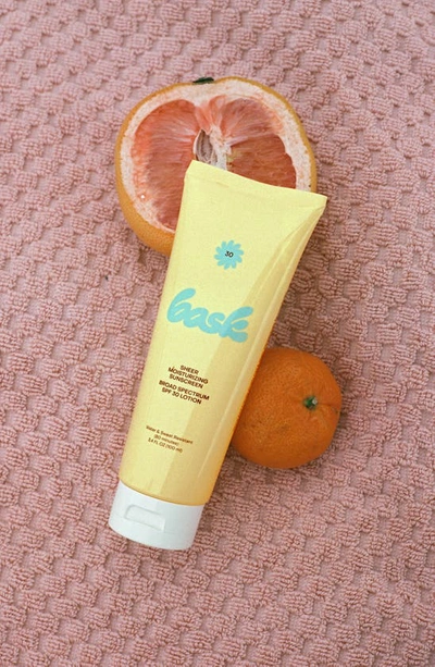 Bask Sheer Moisturizing Sunscreen Broad Spectrum Spf 30 Lotion