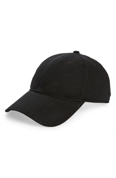 Shop Rag & Bone Harlow Cotton Baseball Cap In Black