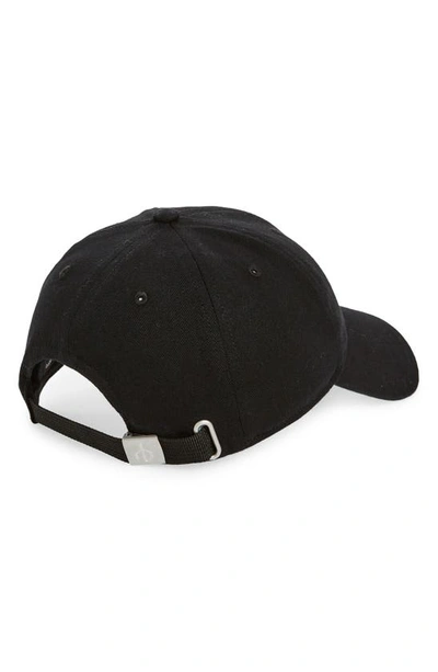 Shop Rag & Bone Harlow Cotton Baseball Cap In Black