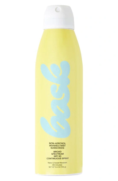 Shop Bask Non-aerosol Invisible Mist Sunscreen Broad Spectrum Spf 30 Continuous Spray, 5.5 oz