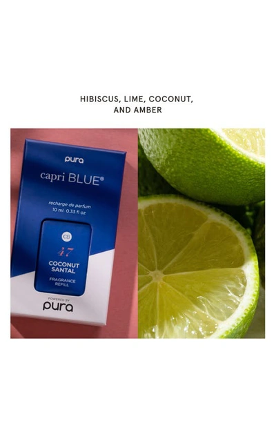 Pura X Capri Blue 2-pack Diffuser Fragrance Refills In Coconut Santal