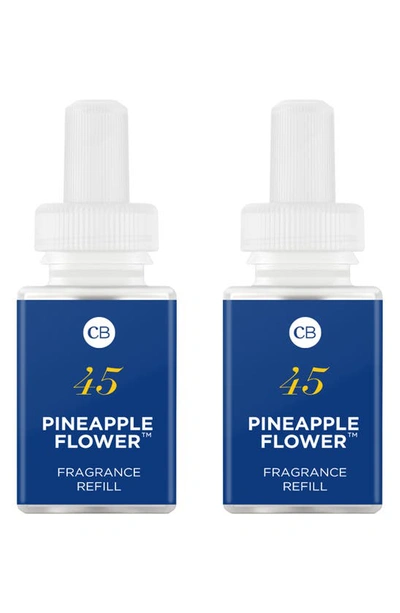 Shop Pura X Capri Blue 2-pack Diffuser Fragrance Refills In Pineapple Flower
