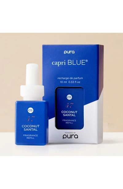 Shop Pura X Capri Blue 2-pack Diffuser Fragrance Refills In Coconut Santal