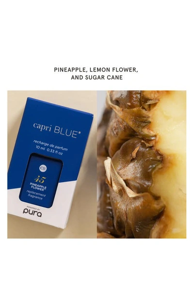 Shop Pura X Capri Blue 2-pack Diffuser Fragrance Refills In Pineapple Flower