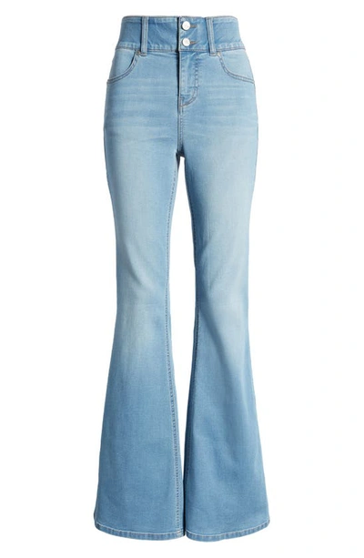 Shop 1822 Denim Fit & Lift High Waist Flare Jeans In Fabie